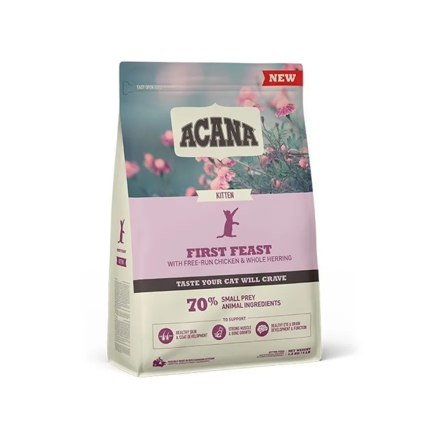 Acana First Feast Comida Seca para Gato Júnior 1,8Kg