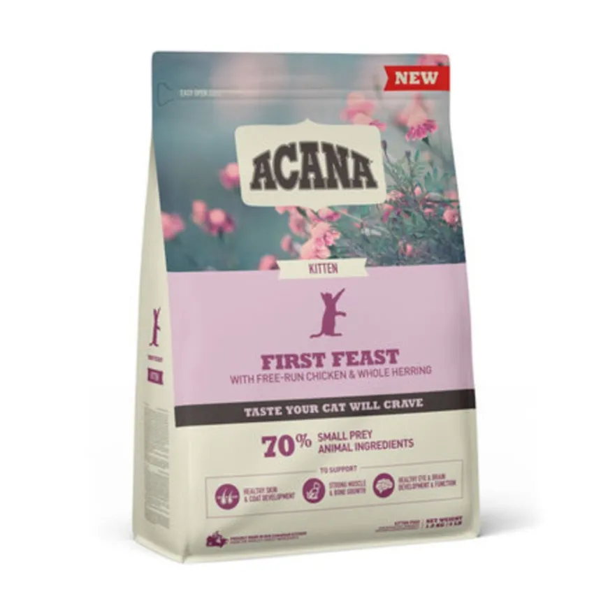 Acana First Feast Comida Seca para Gato Júnior 1,8Kg