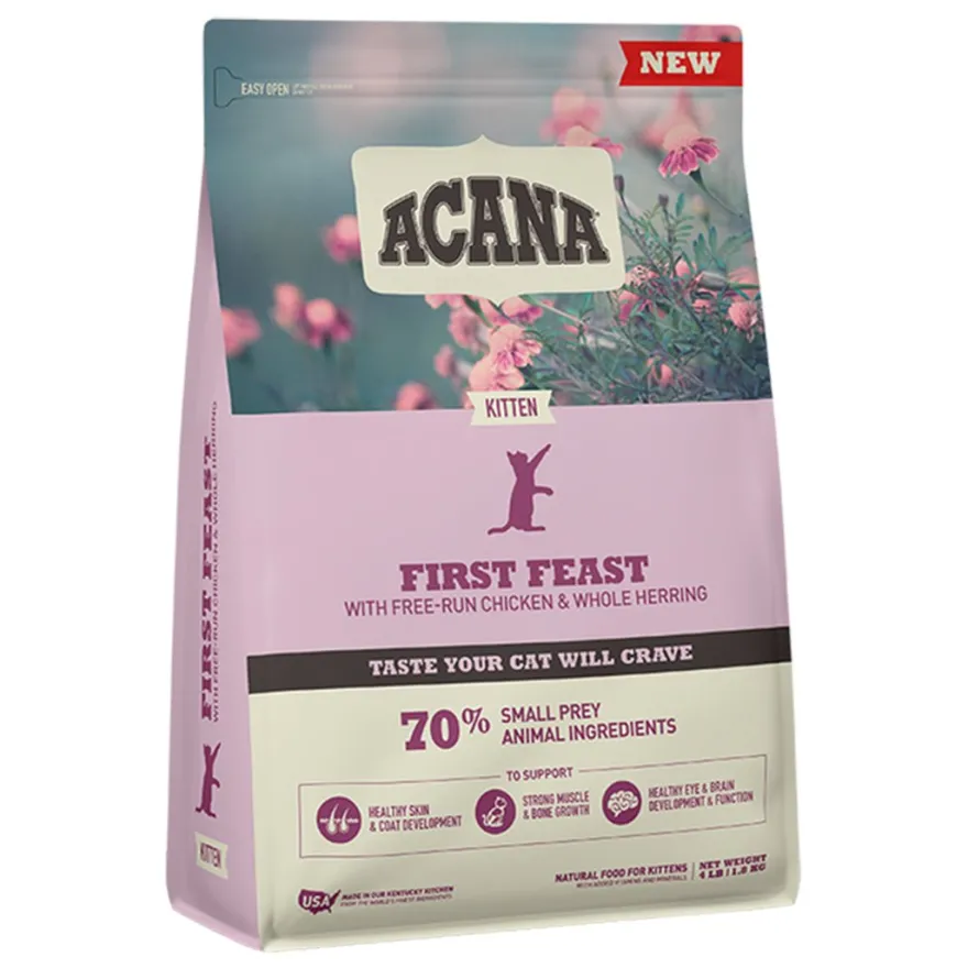 Acana First Feast Comida Seca para Gato Júnior 1,8Kg
