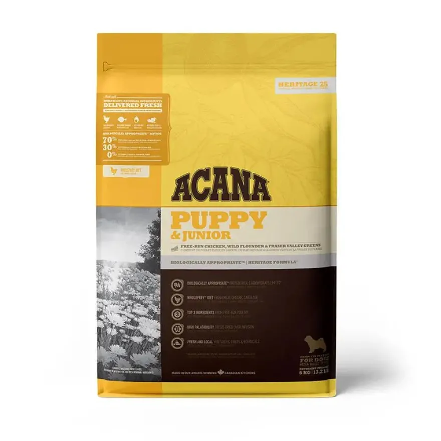 Acana Puppy Heritage Alimento Seco para Perros 6Kg
