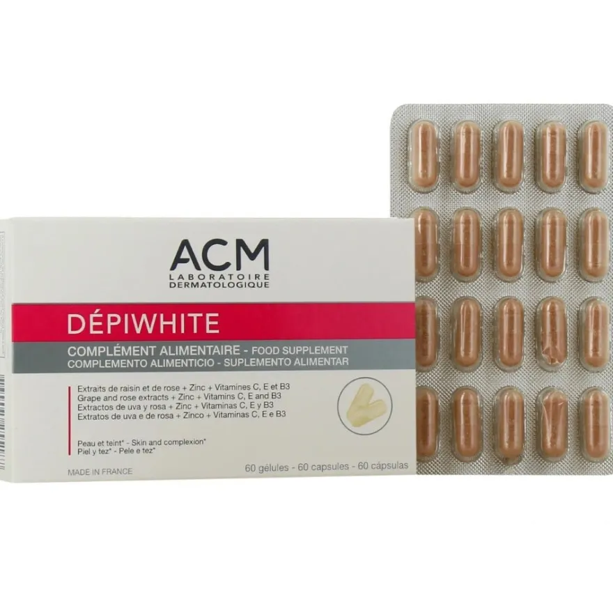 ACM Depiwhite Complemento Alimenticio Despigmentante 60 Cápsulas