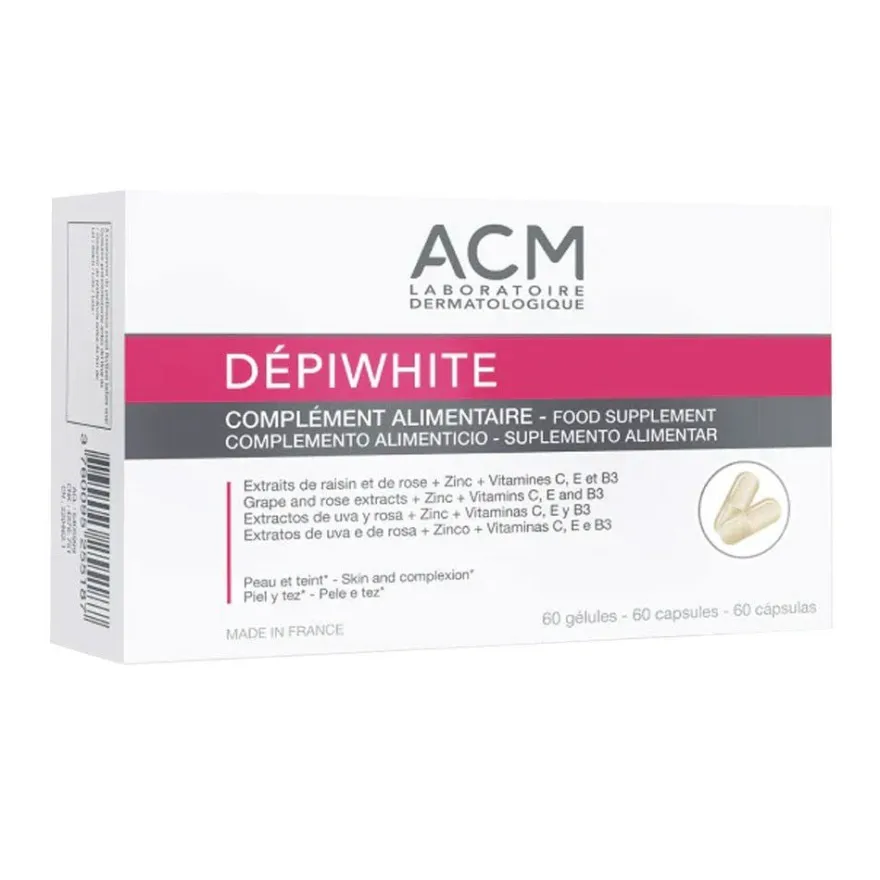 ACM Depiwhite Complemento Alimenticio Despigmentante 60 Cápsulas