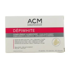 ACM Depiwhite Complemento Alimenticio Despigmentante 60 Cápsulas