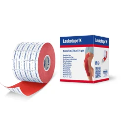 Actimove Leukotapek Color Rojo 5cm X 5m 1 unidad