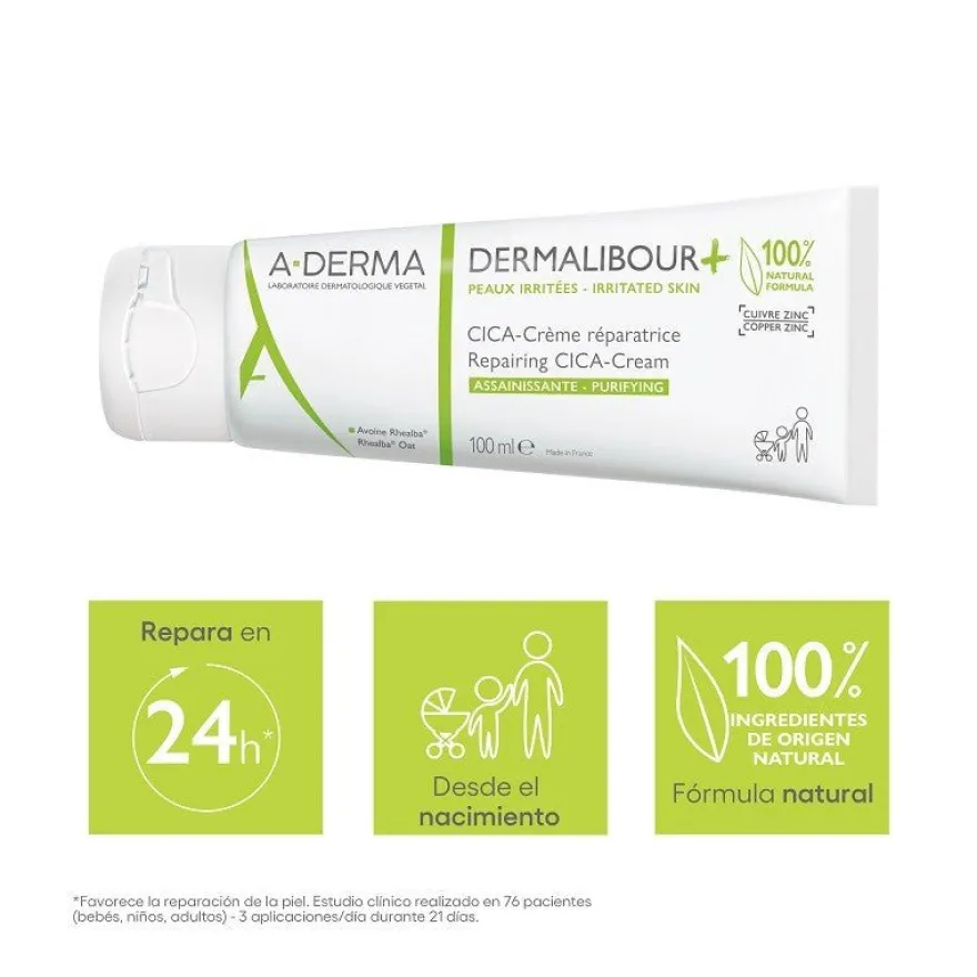 A-DERMA Dermalibour+ Crema Reparadora 100 ml