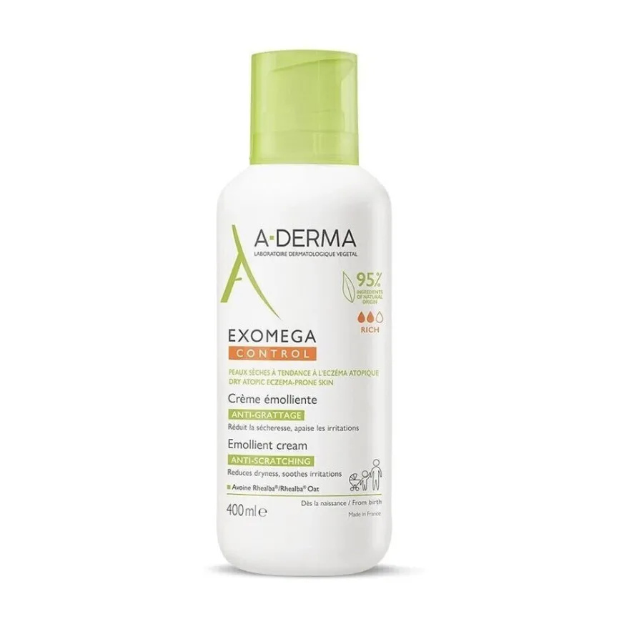 A-Derma Exomega Control Crema Emoliente Piel Atópica 400 ml