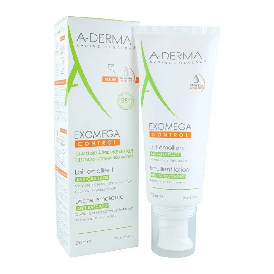 A-DERMA Exomega Control Leche Emoliente 200ml