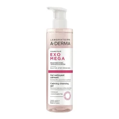 A-Derma Exomega Gel Limpiador Facial Piel Sensible 200 ml
