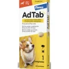 AdTab Antiparasitario comprimido perros 5,5-11kg 225mg 1 comprimido