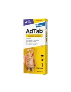 AdTab Antiparasitario comprimidos gatos 0,5-2kg 12mg 1 comprimido