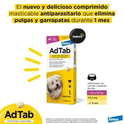 AdTab 112 Mg Comprimidos Masticable Perro (><noscript><img width=