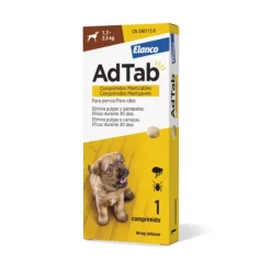 AdTab 56 Mg Comprimidos Masticable Perro (1,3-2,5 Kg) 1 Comprimido