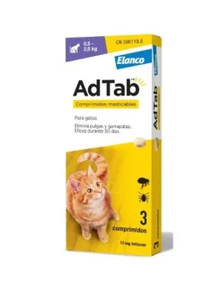AdTab 12 Mg Comprimidos Masticable Gato (0,5-2 Kg) 3 Comprimidos
