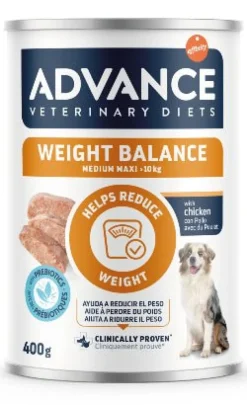 Advance Vet Diets Lata Dog Wet Weight Balance Medium/Maxi 400 g