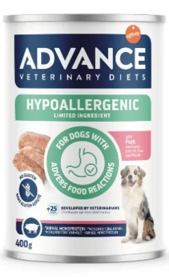 Advance Vet Diets Lata Dog Wet Hypoallergenic Pork 400 g