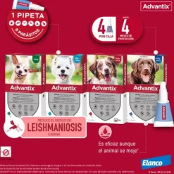 Advantix Pipetas Para Perros 10-25 kg 4uds