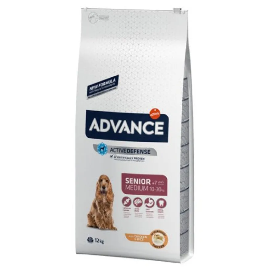 Affinity Advance Canine Senior Medium Pollo Arroz Pienso Seco 12Kg