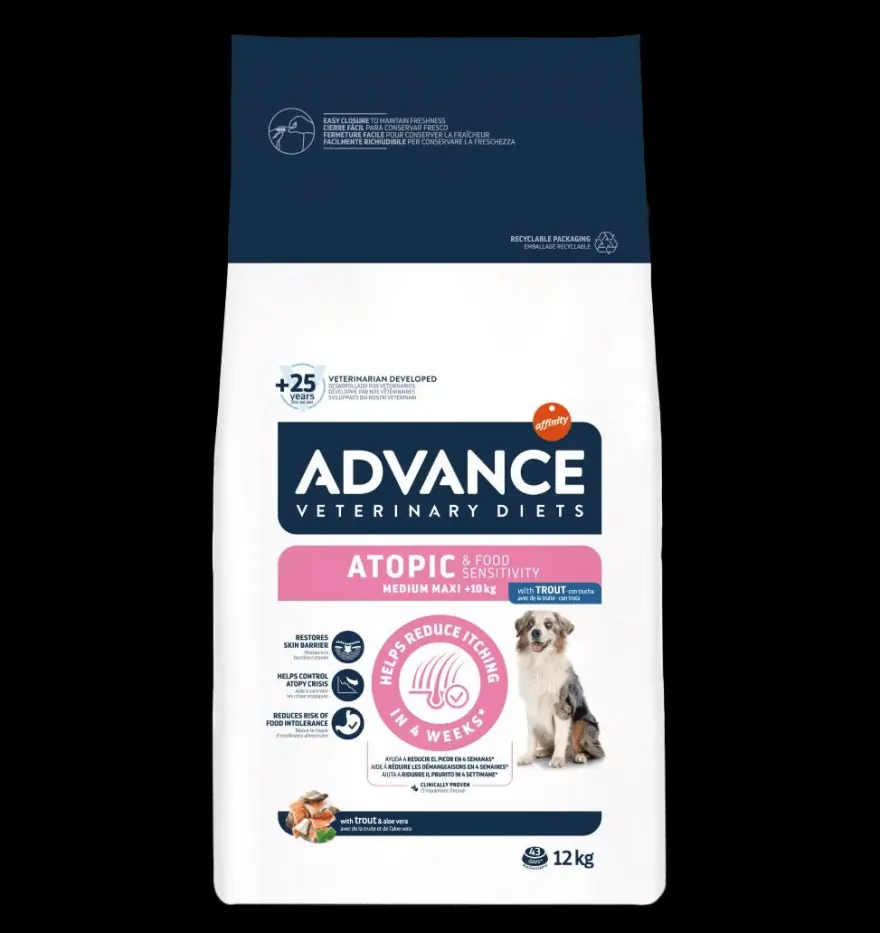 Affinity Advance Veterinary Diets Atopic Care Pienso para Perros 12Kg