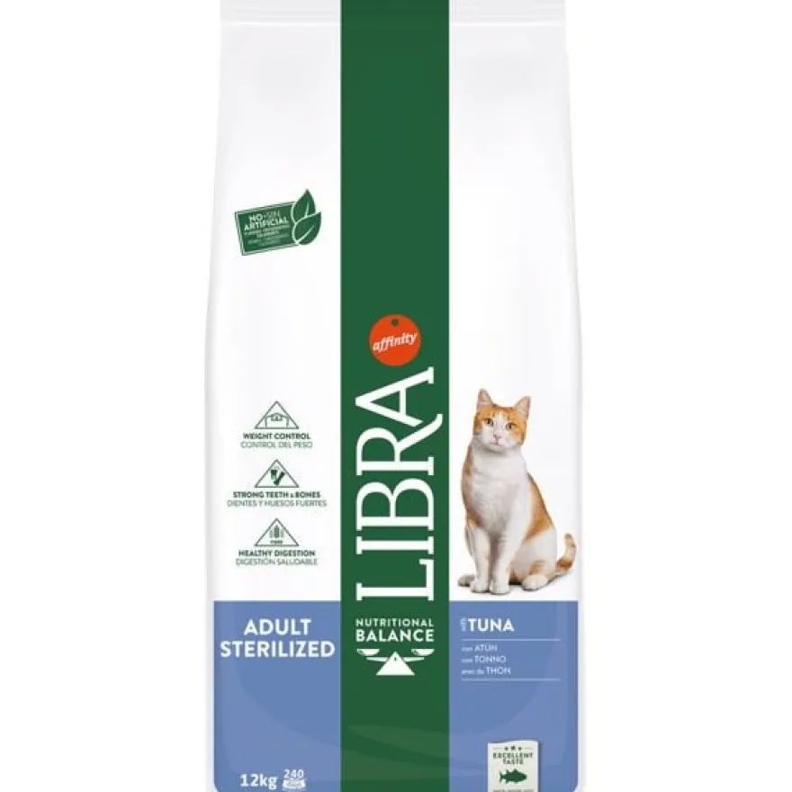 Affinity Libra Feline Sterilised Atún Alimento Seco 12Kg