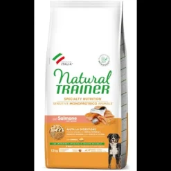 Affinity Natural Trainer Sensitive No Gluten Salmón Alimento Seco para Perros Adultos 12kg
