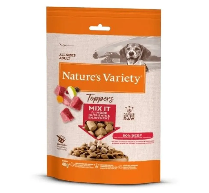 Affinity Nature’s Variety Toppers Ternera Snack 7X400g