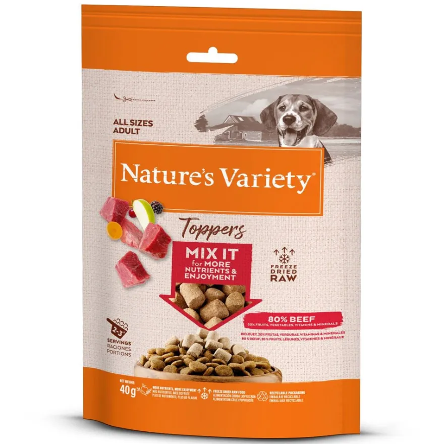 Affinity Nature’s Variety Toppers Ternera Snack 7X400g