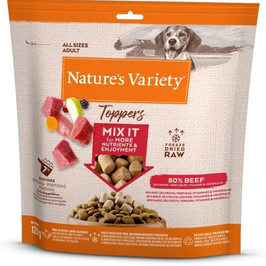 Affinity Nature’s Variety Toppers Ternera Snack 7X400g