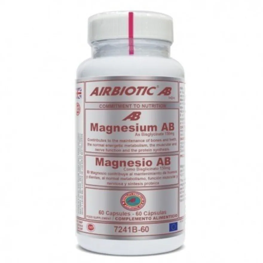 Airbiotic Magnesio AB (Bisglicinato) 150 mg 60 Cápsulas