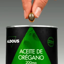 Aldous Bio Aceite de Orégano 200 mg Suplemento Natural 200 Perlas