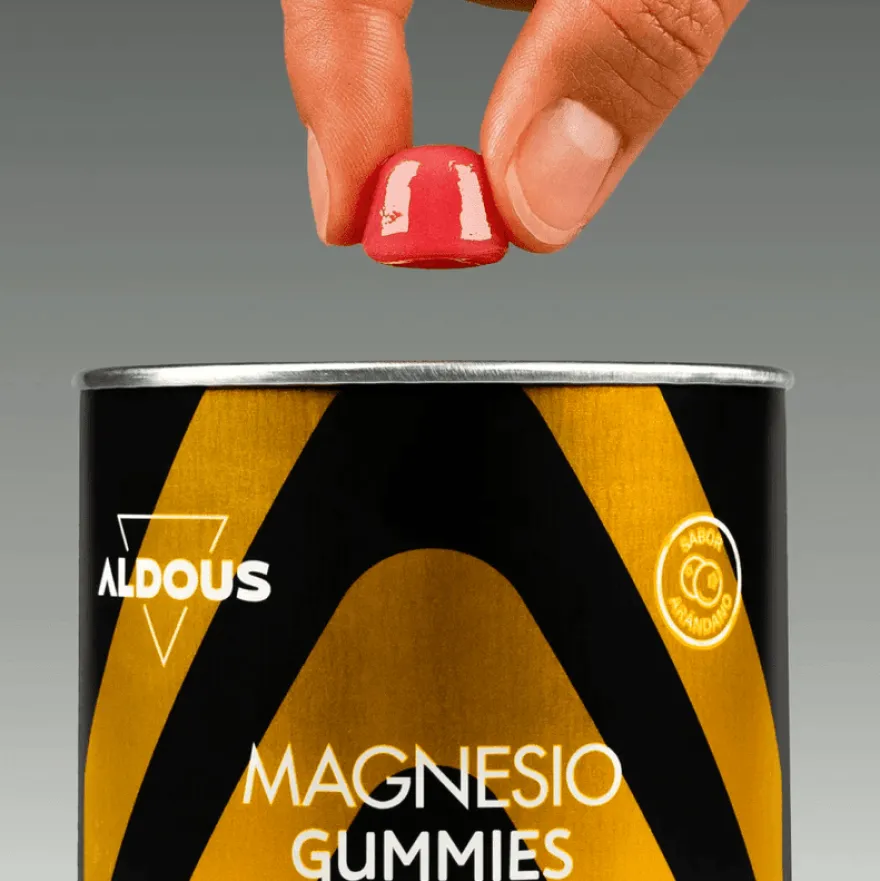 Aldous Bio Citrato de Magnesio + Vitamina C 120 Gominolas