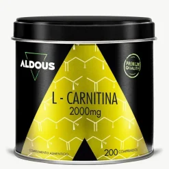 Aldous Bio L-Carnitina 2000 mg Suplemento Deportivo 200 Comprimidos
