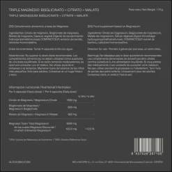 Aldous Bio Triple Magnesio Complex 3000 mg 200 Cápsulas