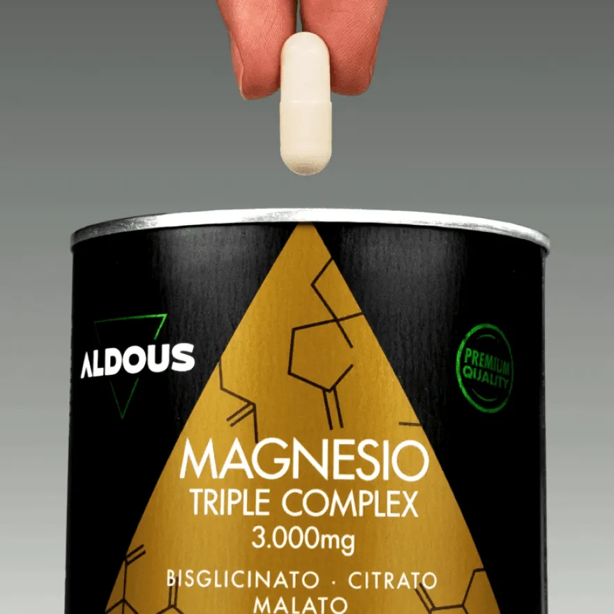 Aldous Bio Triple Magnesio Complex 3000 mg 200 Cápsulas