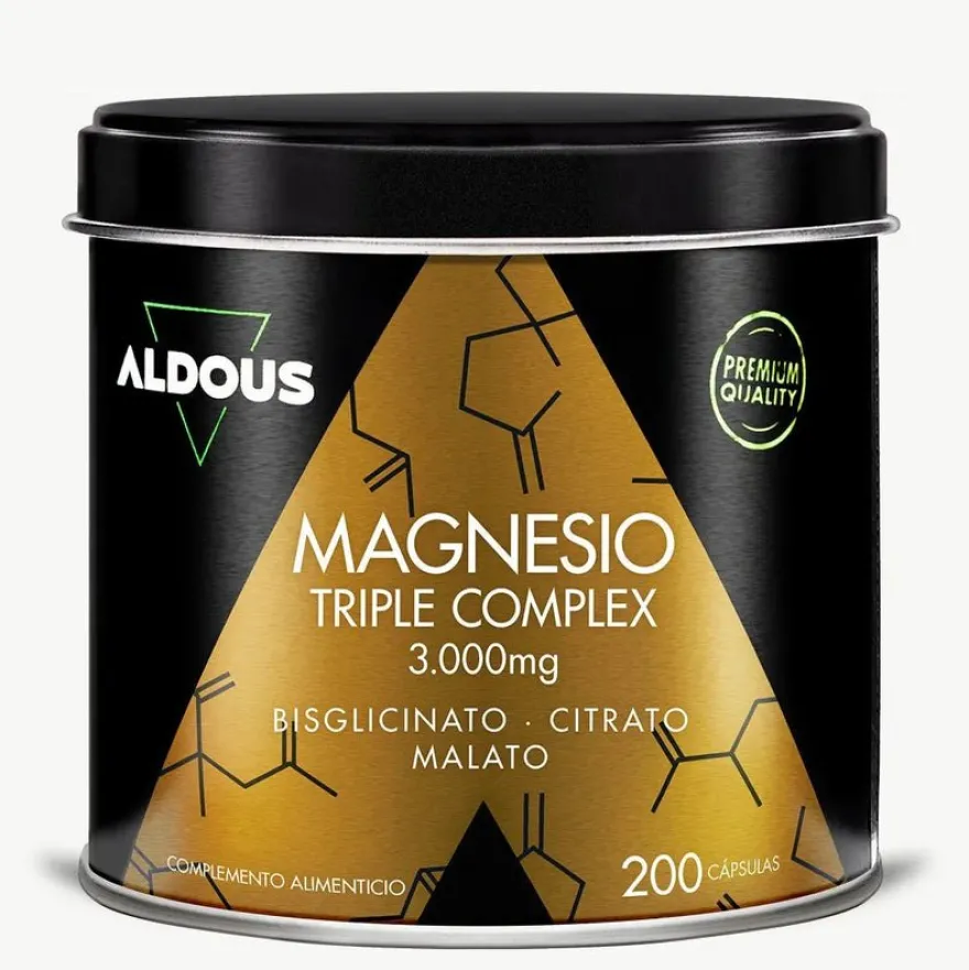 Aldous Bio Triple Magnesio Complex 3000 mg 200 Cápsulas