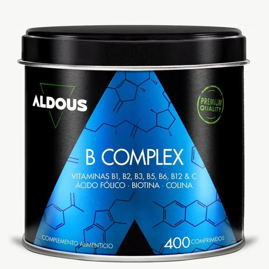 Aldous Bio Vitamina B Complex + Vitamina C 400 Comprimidos
