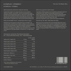 Aldous Bio Vitamina B Complex + Vitamina C 400 Comprimidos
