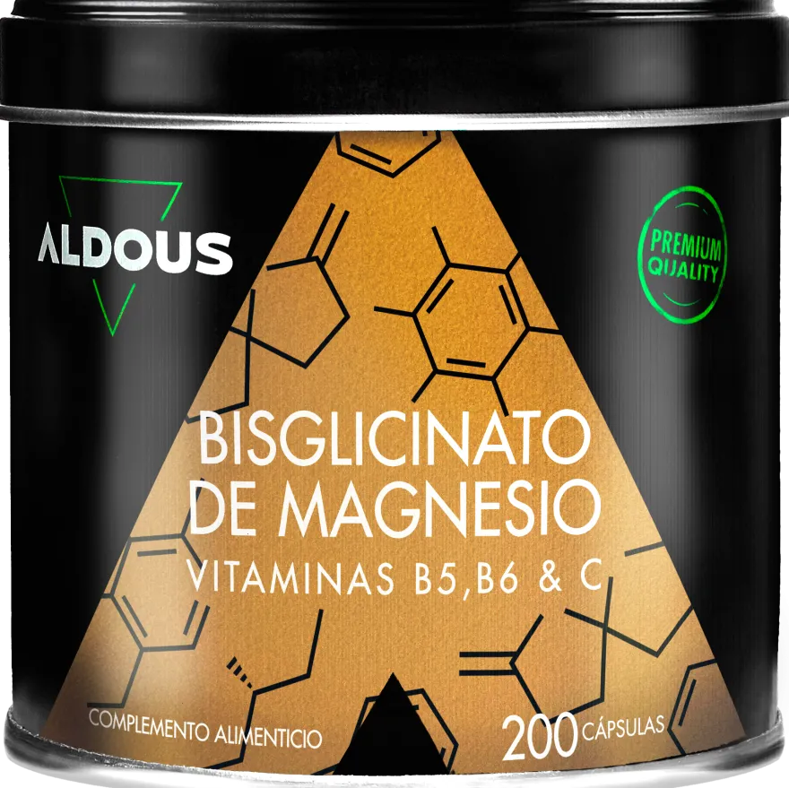 Aldous Bisglicinato de Magnesio 200 Cápsulas