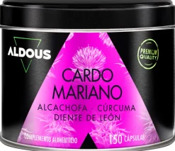 Aldous Cardo Mariano con Cúrcuma, Alcachofa, Diente de León y Desmodium 150 Cápsulas