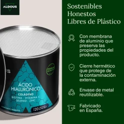 Aldous Ácido Hialurónico Colágeno, Biotina, Vitaminas y Minerales 150 cápsulas