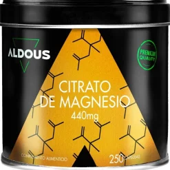 Aldous Citrato de Magnesio 440 mg 250 Cápsulas