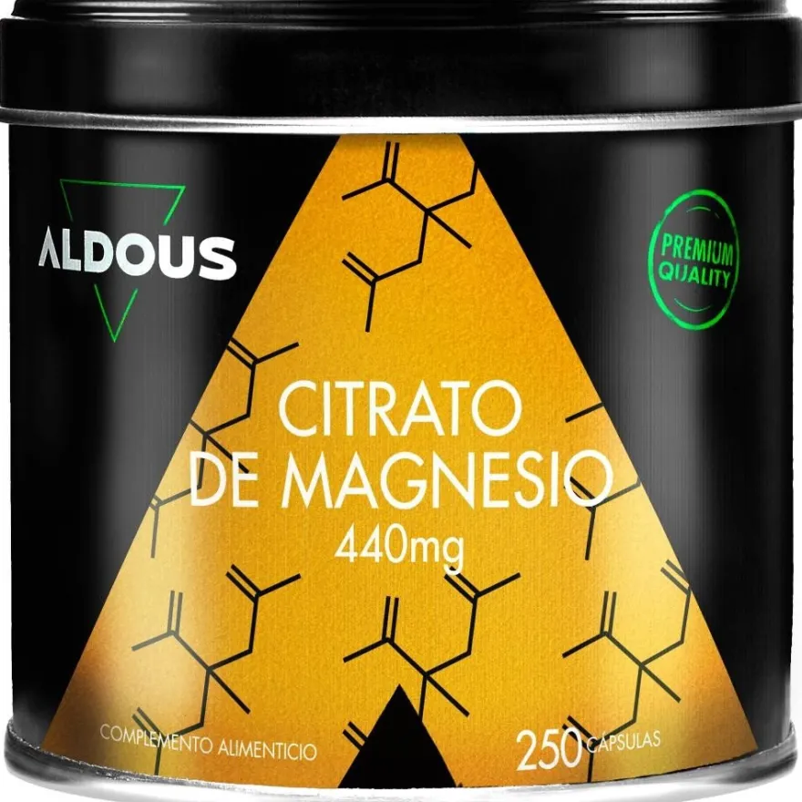 Aldous Citrato de Magnesio 440 mg 250 Cápsulas