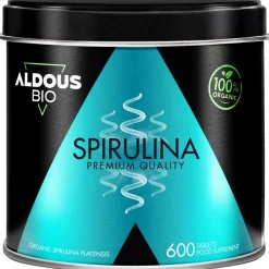 Aldous Espirulina Ecológica Máxima Dosis 3000 mg 600 Tablets