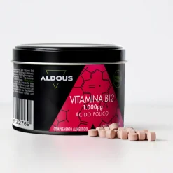 Aldous Vitamina B12 con Ácido Fólico 400 Comprimidos