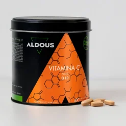 Aldous Vitamina C con Zinc y Coenzima Q10 400 Comprimidos