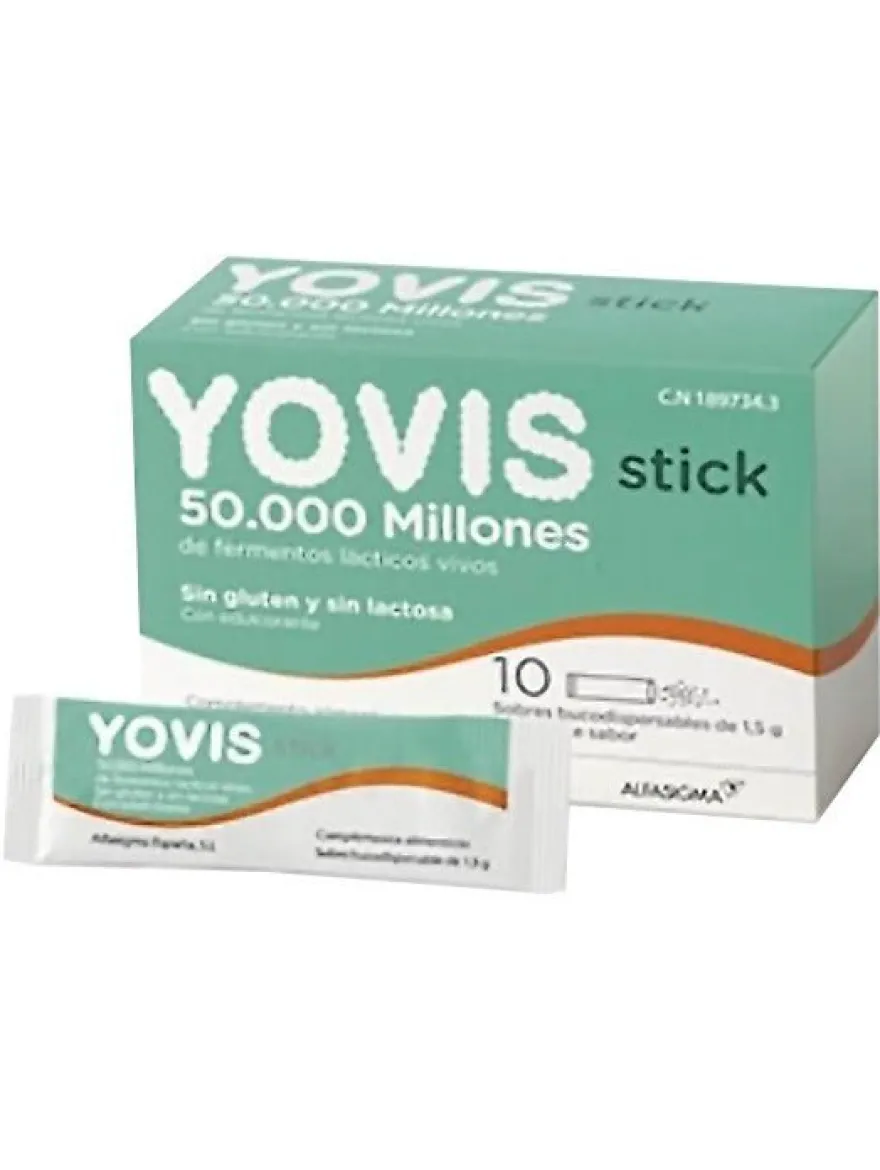 Alfasigma Yovis Bucodispensables 10 sobres