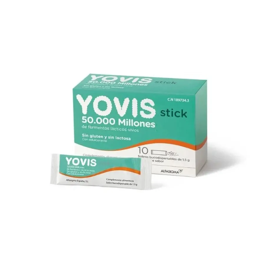 Alfasigma Yovis Bucodispensables 10 sobres