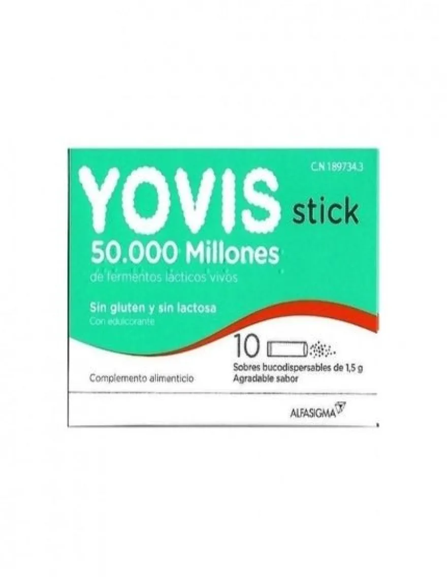 Alfasigma Yovis Bucodispensables 10 sobres
