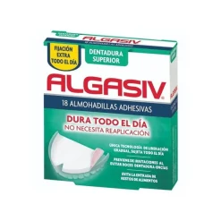 ALGASIV Almohadilla Superior para Dentadura Postiza 18 unidades