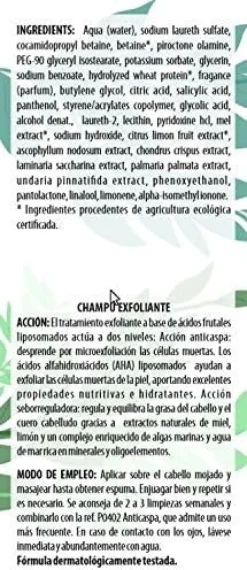 Algologie Ref. 641 Champu Exfolia Anticaspa 300ml