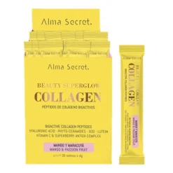 Alma Secret Beauty Superglow Collagen Mango y Maracuyá 30 Sobres